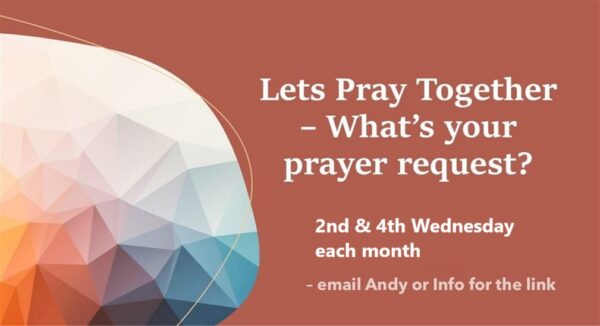 Let’s Pray Together now on Wednesdays