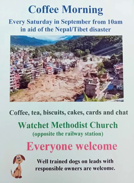 Watchet Coffee Mornings in September