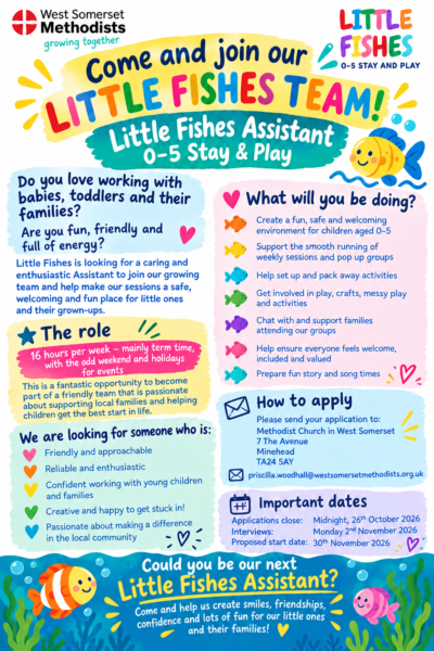 Little Fishes Assistant wanted